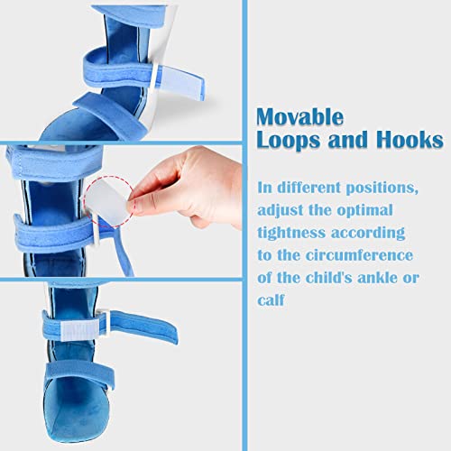 GHORTHOUD Kids AFO Drop Foot Brace for Child Toddler Ankle Foot Orthosis Pediatric Afo Night Splint Walking with Shoes or Sleeping Othopedic Drop Foot Support for Children (X-Large-Right) - Image 5