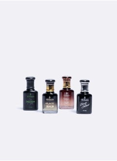 Al Nuaim Al Nuaim Ameer Al Oudh | Black Orchid | Black SXS | Delicia Attars | 9.9ml x 4 | Exquisite Floral and Spicy Fragrance | Concentrated Perfume Oil  - Image 2