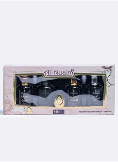 Al Nuaim Al Nuaim Ameer Al Oudh | Black Orchid | Black SXS | Delicia Attars | 9.9ml x 4 | Exquisite Floral and Spicy Fragrance | Concentrated Perfume Oil  - Image 3