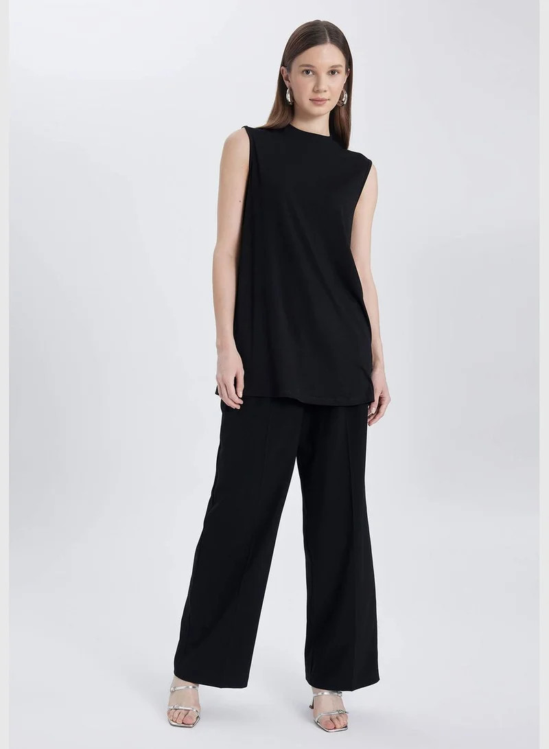 Defacto Regular Fit Bike Neck Sleeveless Tunic