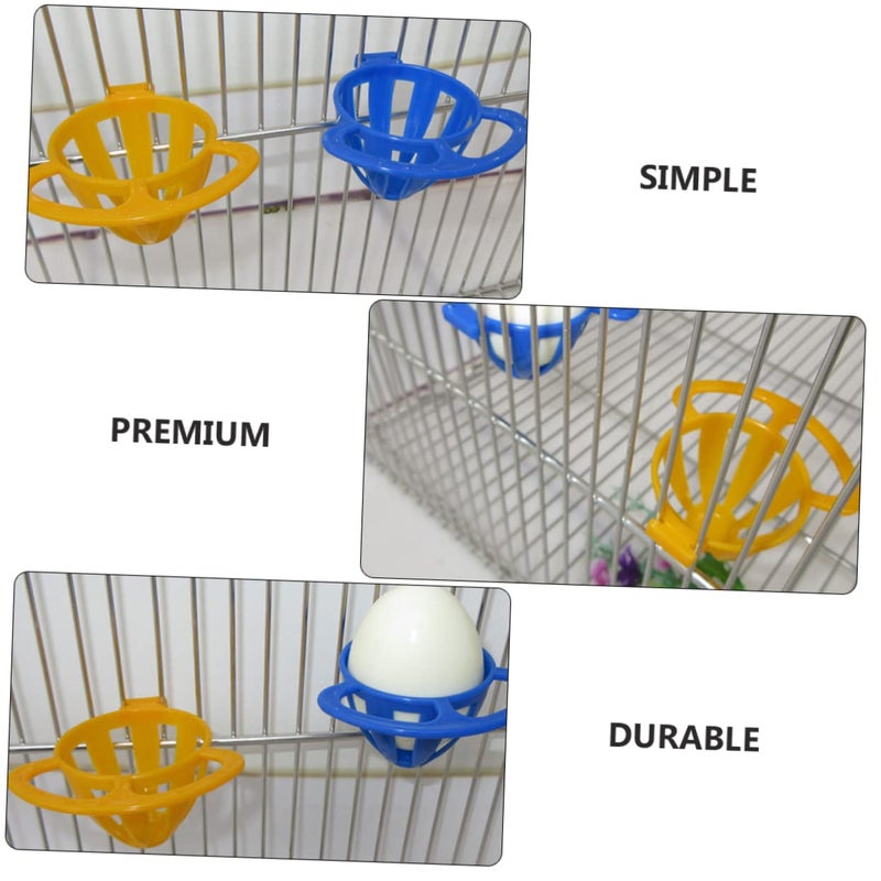2Pcs Bird Feeding Basket Vegetable Bowl For Parrots And Squirrels Random Color - Image 4