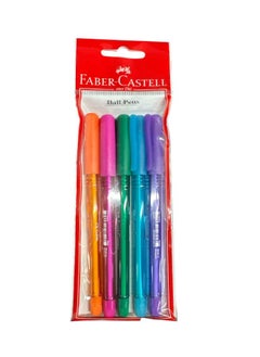 FABER-CASTELL FC Ball Pen CX 0.7 Silk Fluo Blister of 5 