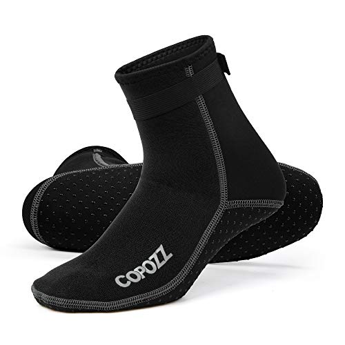 COPOZZ Diving Socks 3mm Neoprene Beach Water Socks-Anti Slip for Snorkel Swim Youth Men Women - Image 1