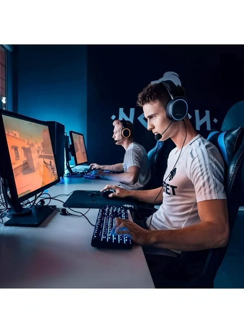 فليفيو كابل Arctis 3 Arctis 5، كابل Aux بديل لـ LOL PARTY لسماعات SteelSeries Arctis 3 5 7 وArctis Pro وArctis Pro + كابل صوت قابل للفصل لسماعات الرأس GameDac بطول 5 أقدام - Image 5