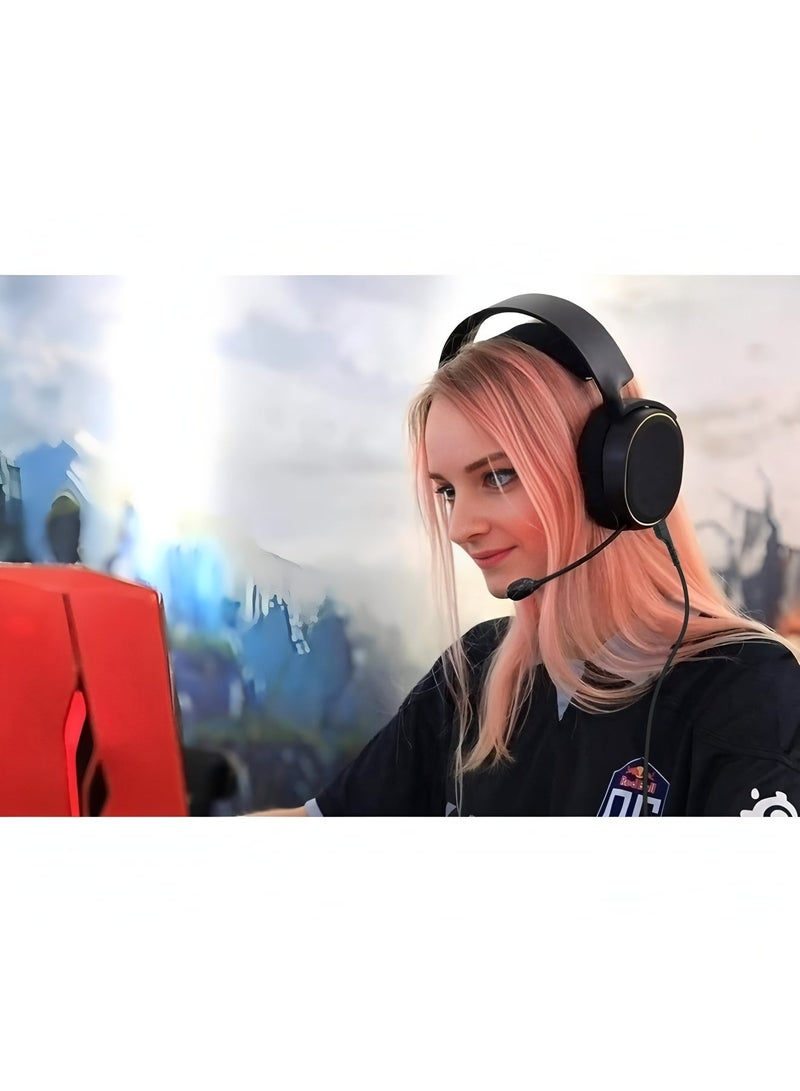 فليفيو كابل Arctis 3 Arctis 5، كابل Aux بديل لـ LOL PARTY لسماعات SteelSeries Arctis 3 5 7 وArctis Pro وArctis Pro + كابل صوت قابل للفصل لسماعات الرأس GameDac بطول 5 أقدام - Image 3