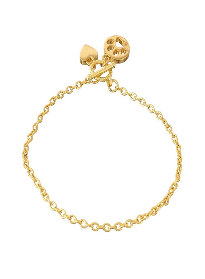 VOYLLA Valentine's Day Pawfect Love Toggle Charm Bracelet|Women Chic Bracelets|Bracelets For Women|Valentine Gift|Gift For Women|Western|Summer|Chic|Stylish|Casual|Valentine's Day Gift| - Image 5