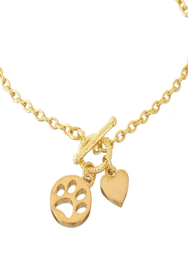 VOYLLA Valentine's Day Pawfect Love Toggle Charm Bracelet|Women Chic Bracelets|Bracelets For Women|Valentine Gift|Gift For Women|Western|Summer|Chic|Stylish|Casual|Valentine's Day Gift| - Image 4
