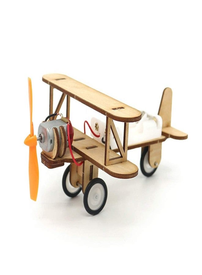 sameer science projects Kids DIY Glider Airplane Model Kit – Wooden Assemble Toy Plane – STEM Learning Educational Kit for Children
