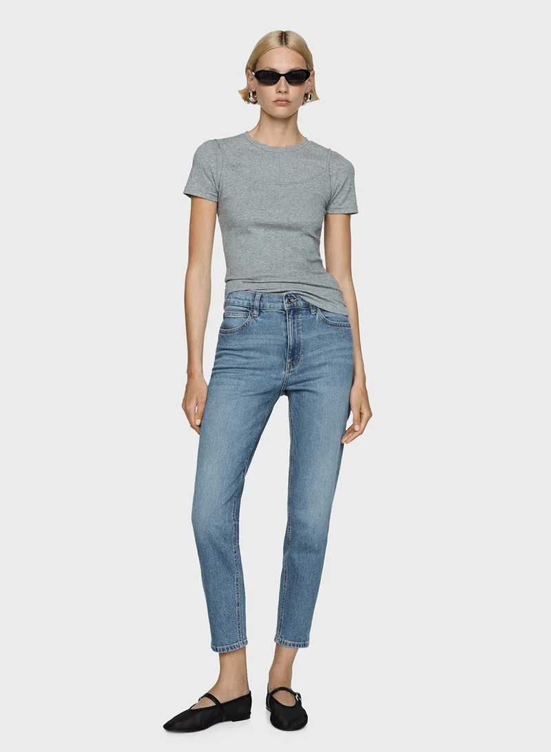 MANGO High Waist Jeans