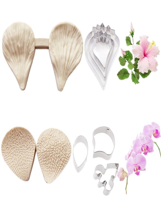 kulepin 12set Gum Paste Flower Tools- Gumpaste Flower Molds and Fondant Cutters Sugar Cookie Cutter Sugar Paste Making tools for Fondant Wedding,Birthday Cake Decorating - Image 4