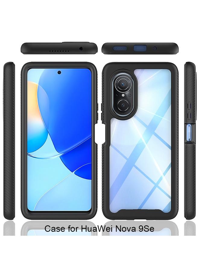 S-TOP Case For Huawei Nova 9 SE Starry Sky Solid Color Shockproof TPU Clear PC Phone Case - Image 3