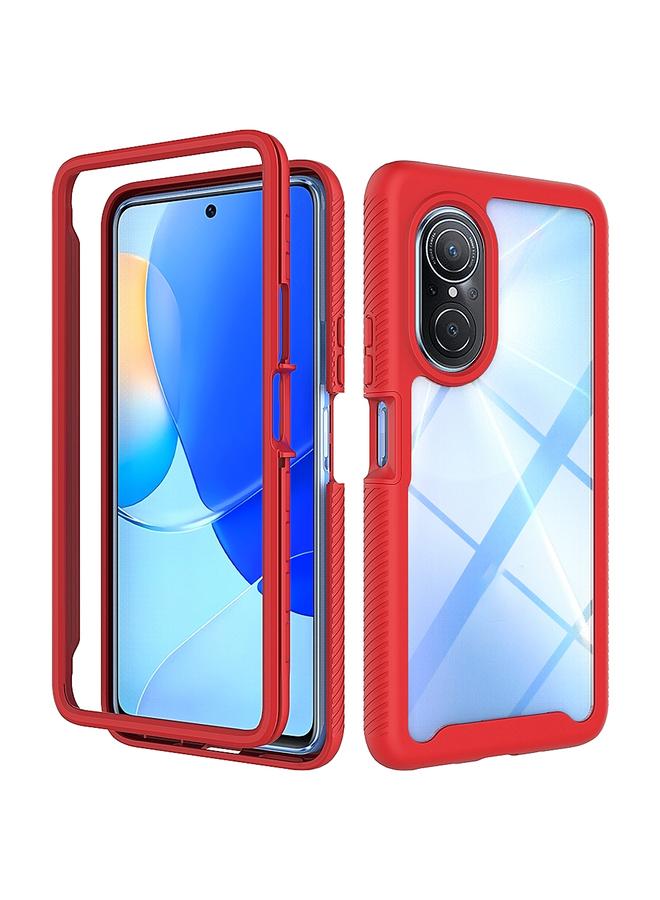 S-TOP Case For Huawei Nova 9 SE Starry Sky Solid Color Shockproof TPU Clear PC Phone Case - Image 1