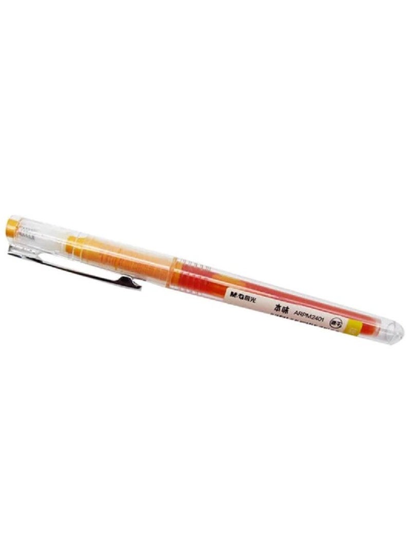 M&G Roller ink Pen Yellow 0.5 mm No: ARPM2401  - Image 2