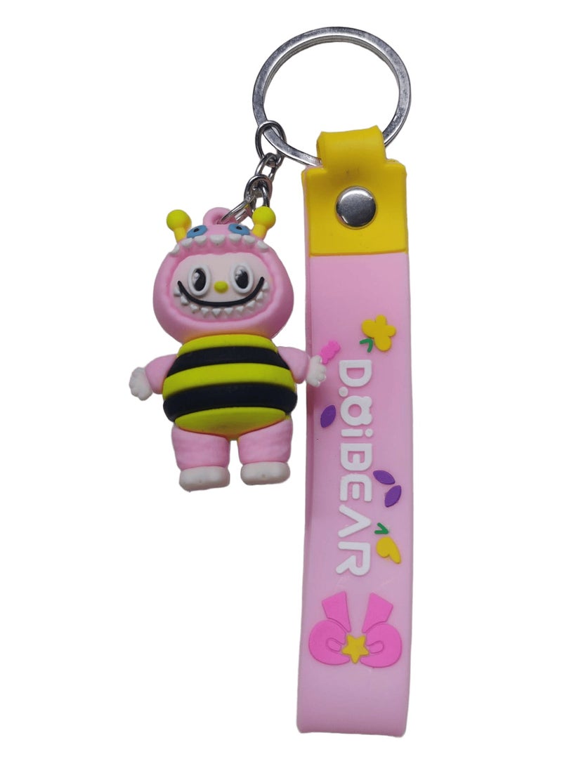 Generic Random Silicone Cartoon Keychain - Durable Quality and Bright Colors Cute Key Holder for Keys & Bags