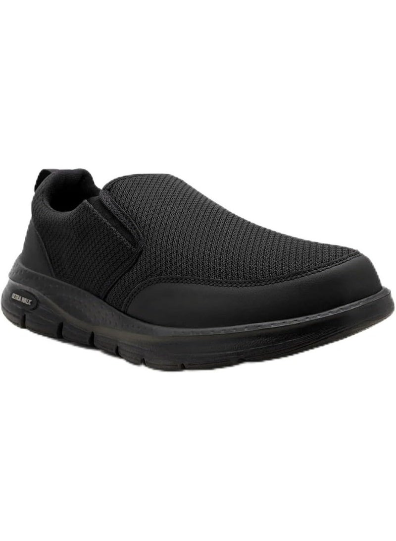 NDURE Men's Black Slip-On Casual Sneakers - Image 1