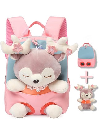Lovely Toddler Backpack Little Doll Stuffed Animal Kids Plush Backpack Cartoon Preschool Purse For Kids Suitable For Girl Boy Pink M - pzsku/Z15471E518444B6545524Z/45/_/1740915903/92487c02-5a53-4af6-acd3-0736ba290756