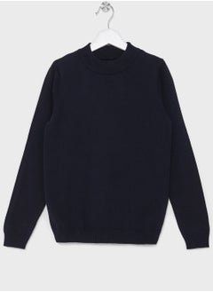 Youth High Neck Sweater