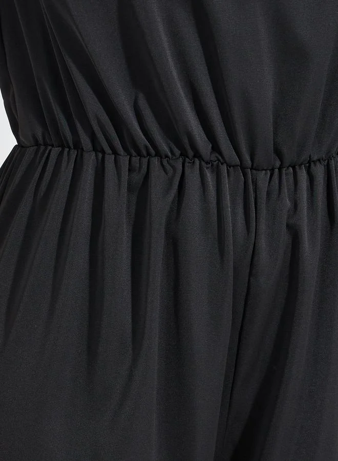 Take Two Solid Sleeveless Wide Leg Jumpsuit by Styli