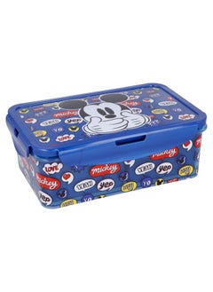 Disney Mickey Mouse Food Container with Removable Compartments 21cm x 14cm x 7cm  - Image 1