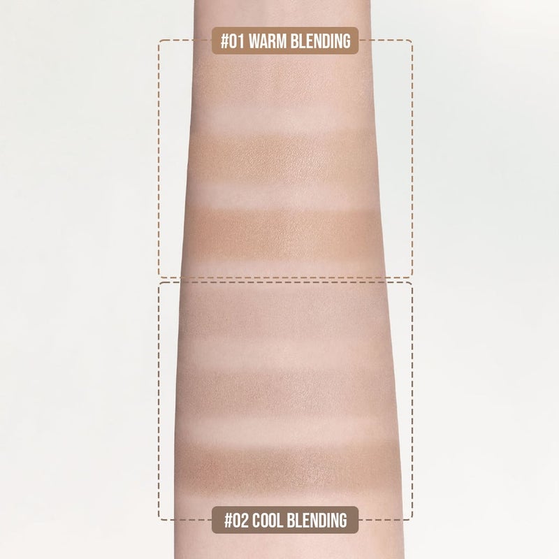 Dasique V-Cut 3-Tone Contour Palette – 02 Cool Blending - Image 3