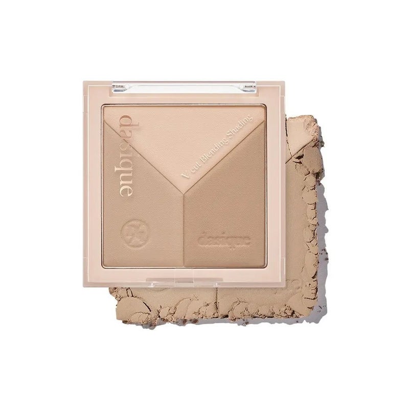 Dasique V-Cut 3-Tone Contour Palette – 02 Cool Blending - Image 2