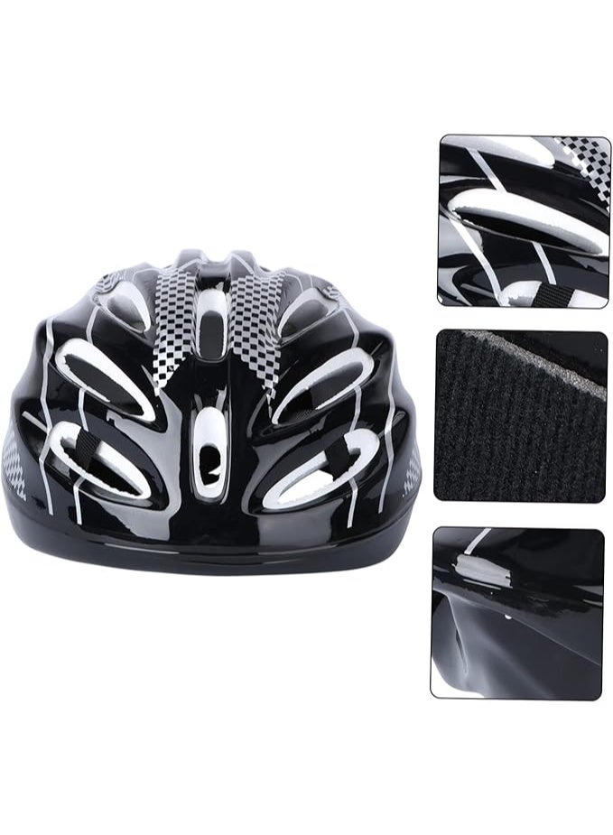 Chenxian Bicycle Helmet Adult Roller Skates Skateboard Helmet Biker Helmet Sports Helmet Mountain Bike Helmet Adjustable Helmet saftey belt wire lock - Image 5