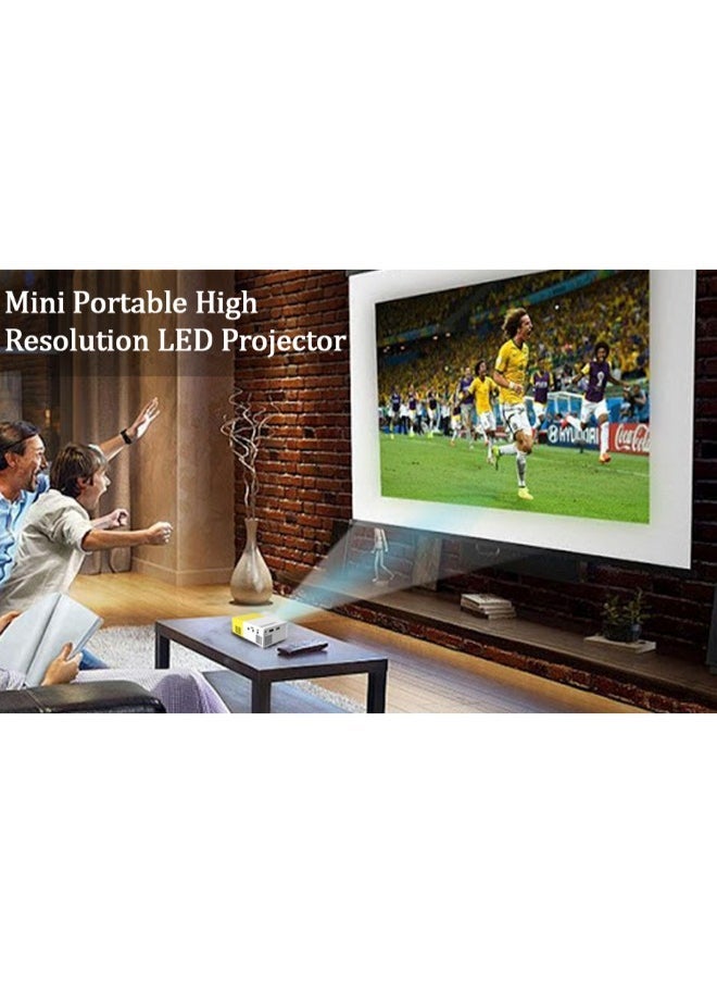 ELTRAZONE Mini LED Projector for Home Cinema – Portable & Compact 1080P Support with 400 Lumens Brightness – LCD Technology for Crisp Visuals – Multimedia Compatible with HDMI, USB, VGA – Includes Remote Control – Perfect for Movies, Presentations & Gaming at Home or On-the-Go - Image 3