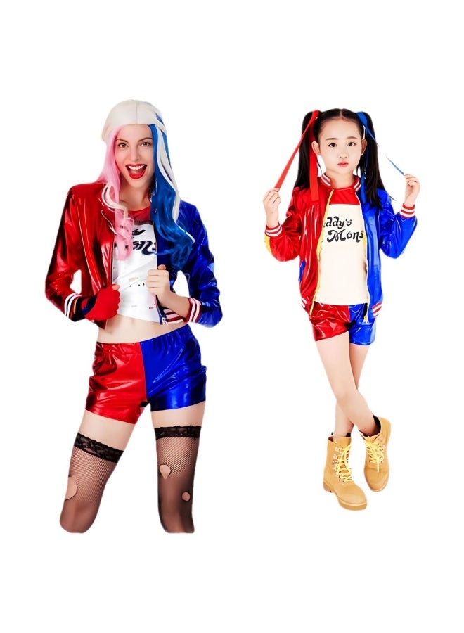 Halloween Suicide Squad Character Harley Quinn's Costume as the Joker - Image 1