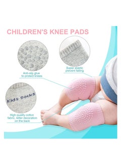 ORiTi 5 Pairs Baby Kneepads Crawling Anti Slip Knee Breathable High Elastic Sponge Kneepads For Baby, Multicolor  - Image 2