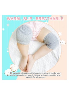 ORiTi 5 Pairs Baby Kneepads Crawling Anti Slip Knee Breathable High Elastic Sponge Kneepads For Baby, Multicolor  - Image 4