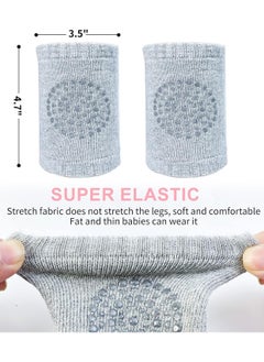 ORiTi 5 Pairs Baby Kneepads Crawling Anti Slip Knee Breathable High Elastic Sponge Kneepads For Baby, Multicolor  - Image 3
