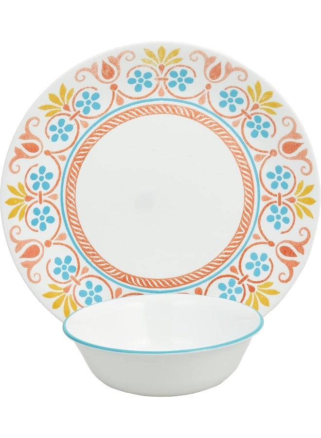 Corelle مجموعة عشاء كوريل تيراكوتا دريمز، 12 قطعة - Image 2