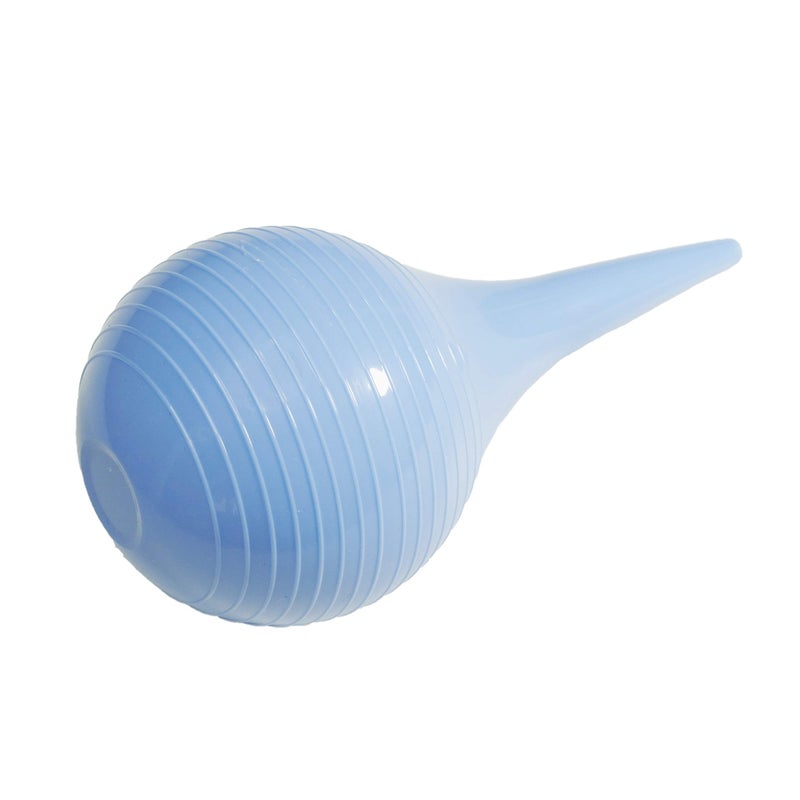 Rubber Suction Ear Syringe60ml Hand Bulb Syringe Ear Washing Squeeze Bulb Blue Smooth