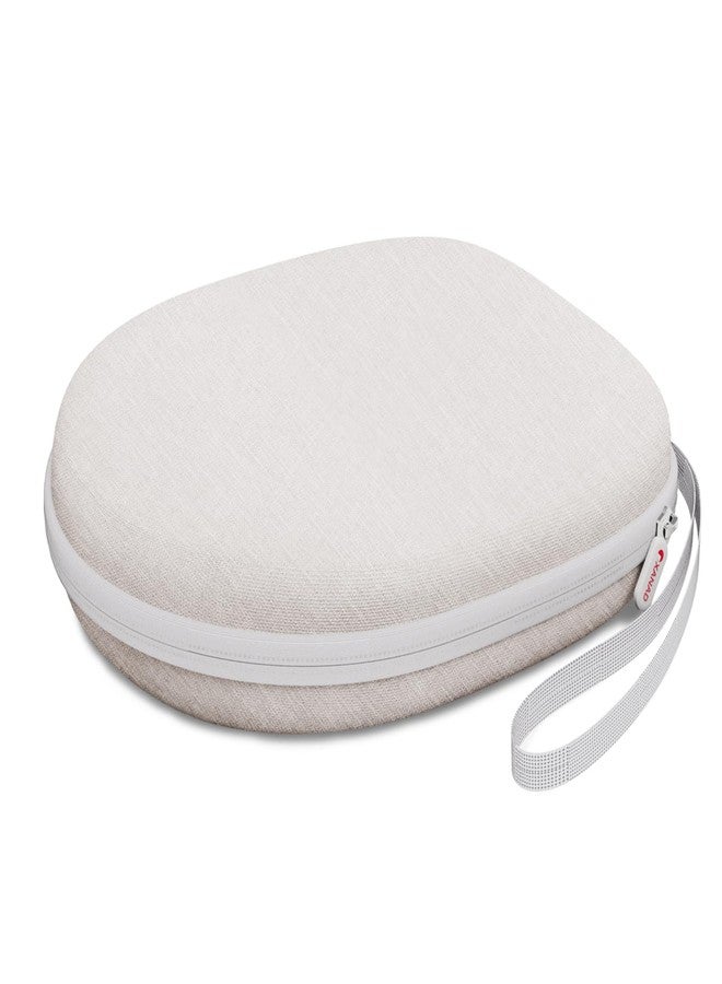 XANAD Headphone Case Hard Shell Compatible with Sony/JBL/Soundcore Anker/Bose/BERIBES/KVIDIO Wireless On-Ear Headphones (Cream) - Image 1