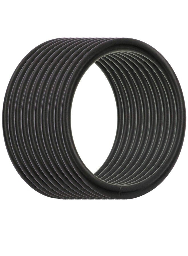 BIKICOCO 2'' Metal O-Ring Buckle Connector Round Loops Non Welded for Bags Webbing Purse and Belt Straps, Black, Pack of 10 - Image 1