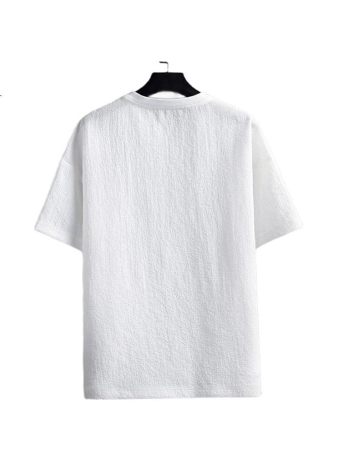 PLAYBOY Men'S Short Sleeve T-Shirt Ice Silk Thin Summer Top Brand Quick-Drying Sports High-End Undershirt - Image 2