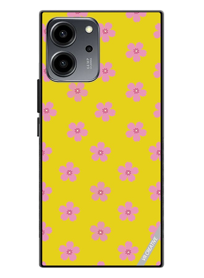 VR CREATIVE Protective Case Cover For Honor 80 SE Flower Design Multicolour - Image 1