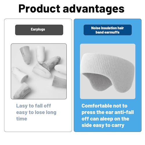 piercing Ear Muffs for Women, Ear Muffs for Sleeping, Studying, Working, Traveling, Winter Outdoor Activities, Lightweight and Portable - Image 5