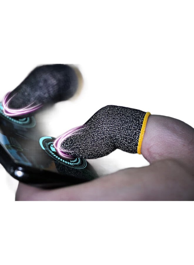 KOVOL كوفول [موصى به من الدوري] أكمام أصابع الألعاب، مقاومة للعرق، لألعاب ببجي، ليغ أوف ليجندز، الألعاب المحمولة، تحديد المواقع، شاشة اللمس، شرف الملوك، نداء الواجب، أساسيات ببجي، عبوة 4 قطع - Image 1