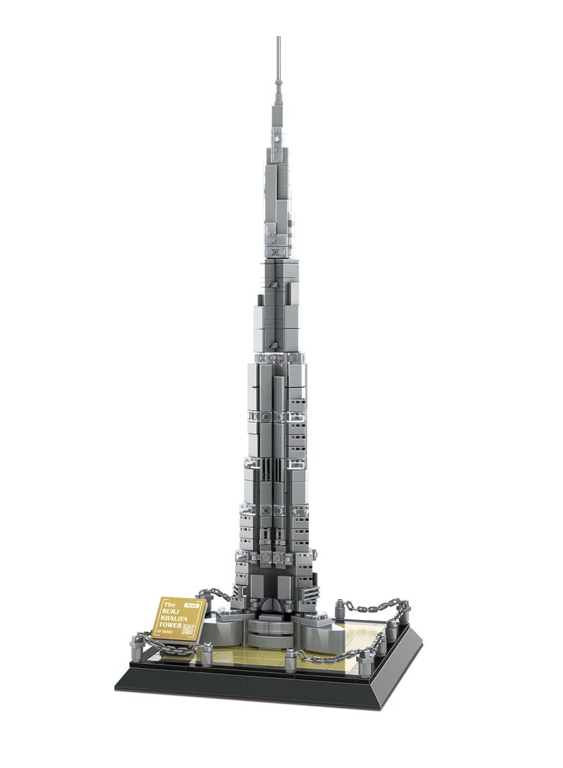 BLOKKIT Burj Khalifa 555-Piece Building Set – Premium Architecture Model for Kids & Adults - Image 1