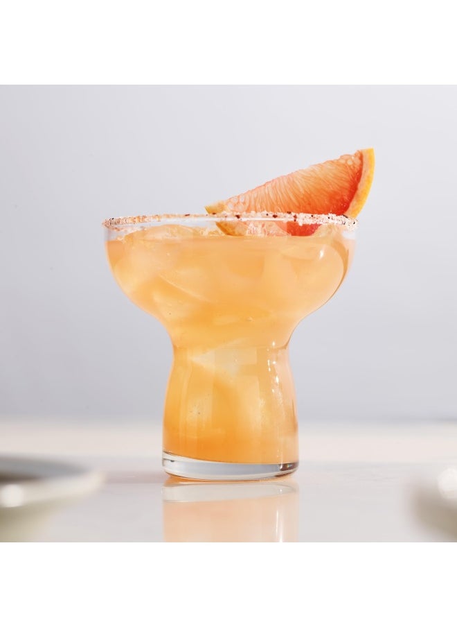 LIBBEY - Stemless Margarita Glasses Set Of 6 Modern Margarita Glasses Lightweight Unique Bar Glasses Lead-Free Margarita Set 10.25 Ounces - Image 1