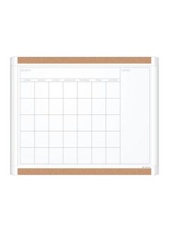 U Brands Pinit Combination Dry Erase Board With White Frame, Office Supplies, Includes Marker And Magnet, 16” X 20”  - Image 1