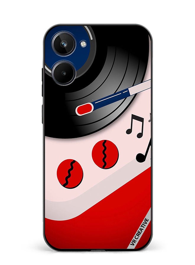 VR CREATIVE Protective Case Cover For Realme 10 Music Design Multicolour - Image 1