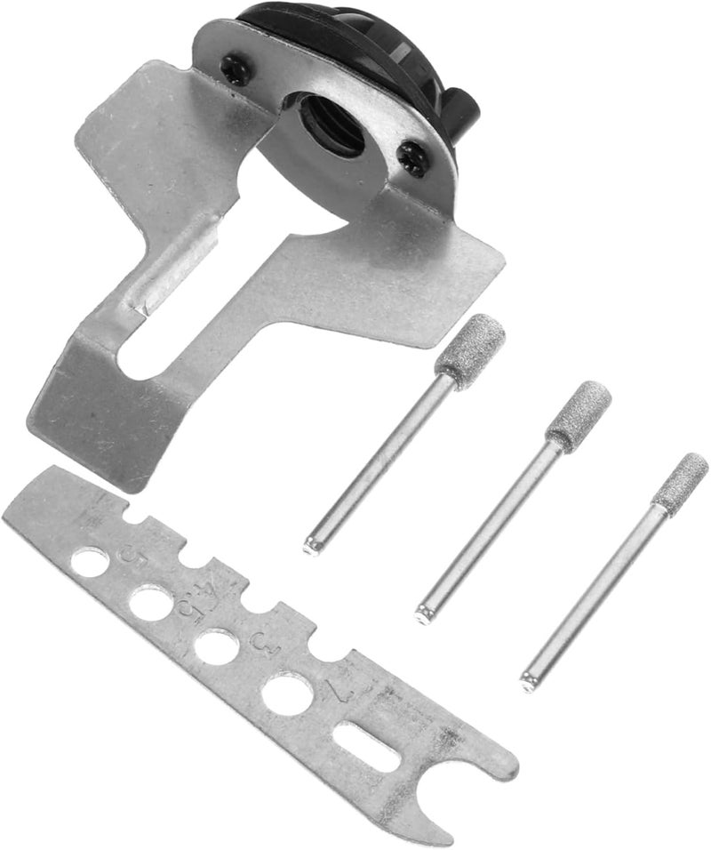 VICASKY 3sets Electric Chainsaw Sharpener Tool Angle Guide Grinding File for Efficient Chainsaw Chain Maintenance and Polishing of Garden Tools - Image 1