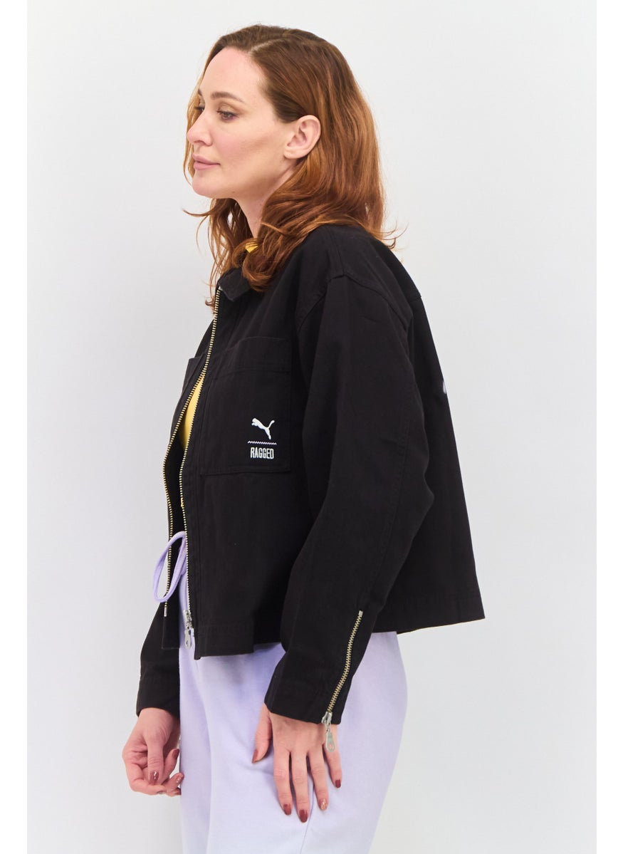 Puma x The Ragged Priest - Women Sportswear Fit Long Sleeves Outdoor Jacket, Black - Image 1