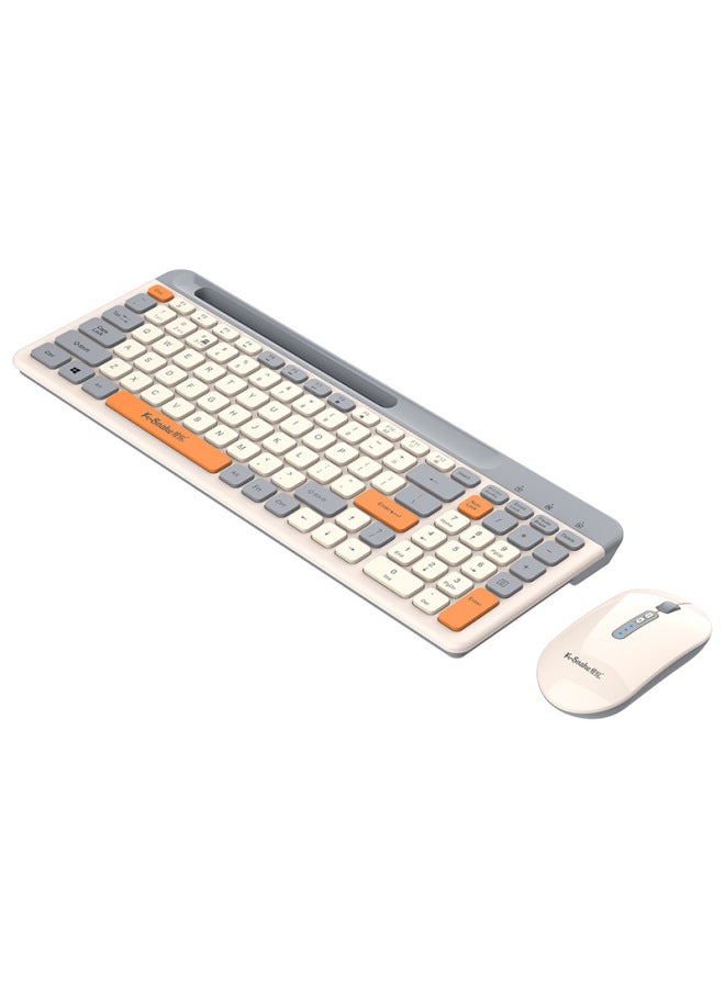 Viper K100 Bluetooth Dual-mode Wireless Keyboard Chocolate Thin Desktop Computer Notebook Office Business Portable-Color:Shimmer 】 - Image 5
