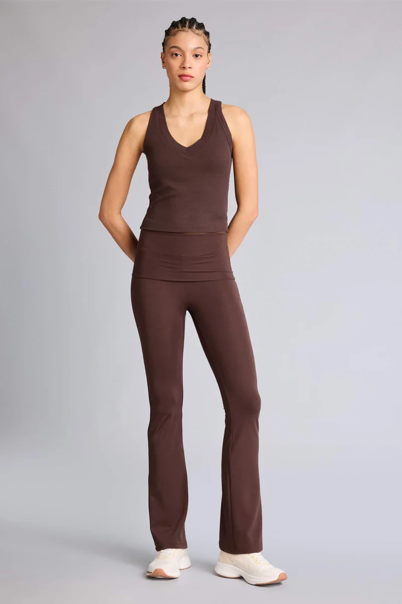 ديفاكتو Slim Fit V-Neck Modal Sports Tank Top