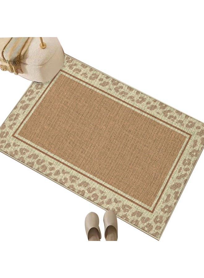 Cross-border Linen Entrance Door Mat Entry Door Non-slip Foot Mat Home Entry Kitchen Mat Water-absorbent And Stain-resistant Door Mat-Size:Flax Xingran8-40* 60cm - Image 5