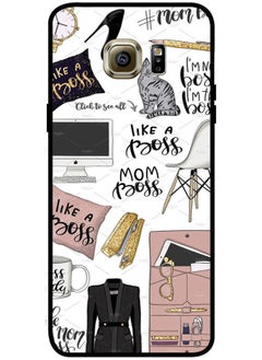 Protective Case Cover For Samsung Galaxy S6 Edge Plus Smart Series Printed Protective Case Cover for Samsung S6 Edge Plus Girl Like a Boss