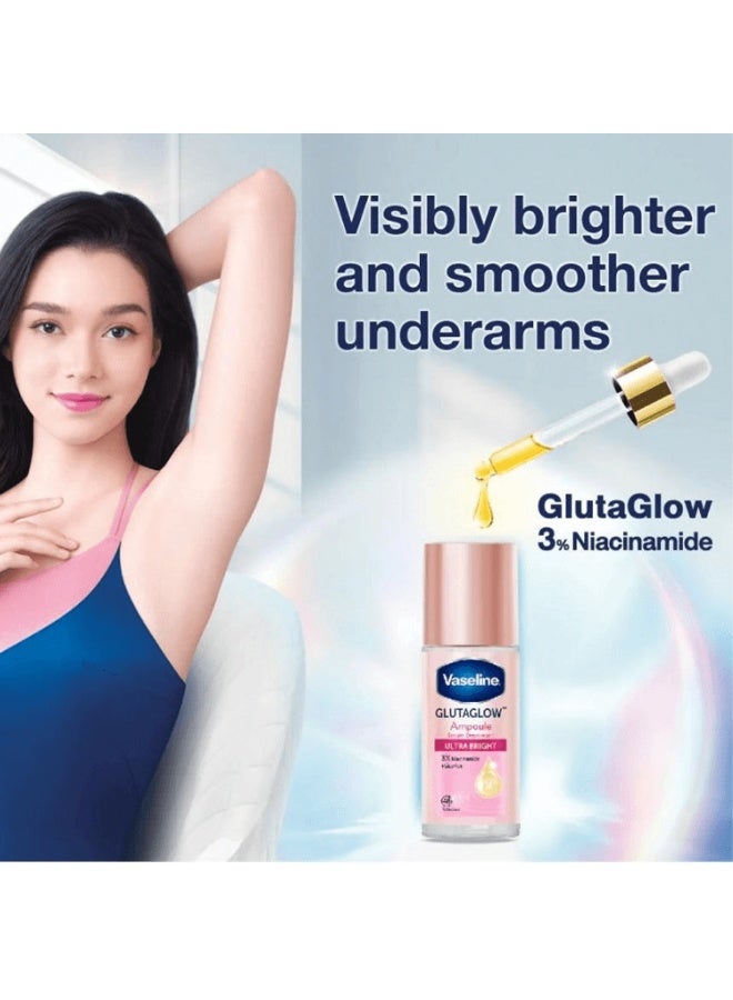 Vaseline GlutaGlow Ultra Bright Ampoule Serum Deodorant - 45ml - Image 1